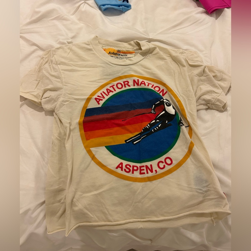Aviator Nation Cream Tee